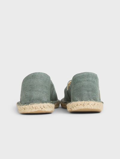 ESPADRILLES LINEN VERDE