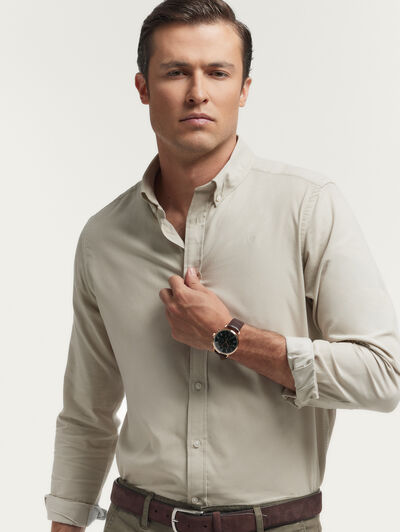 CAMISA MICROPANA B.DOWN CRUDO