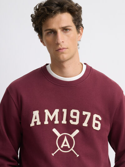 SUDADERA PATCH BURDEOS