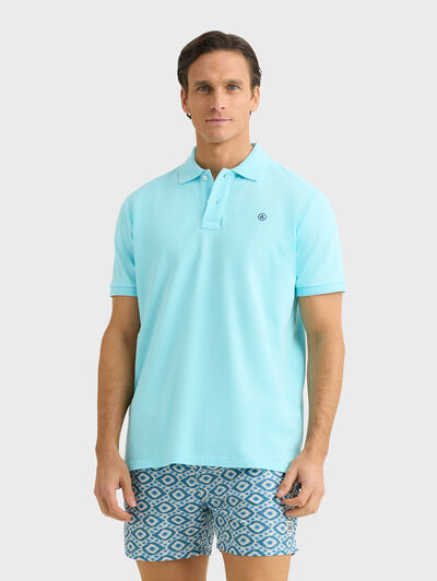 POLO TRENDY VERDE AGUA