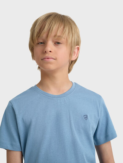 CAMISETA BASICA KIDS AZUL