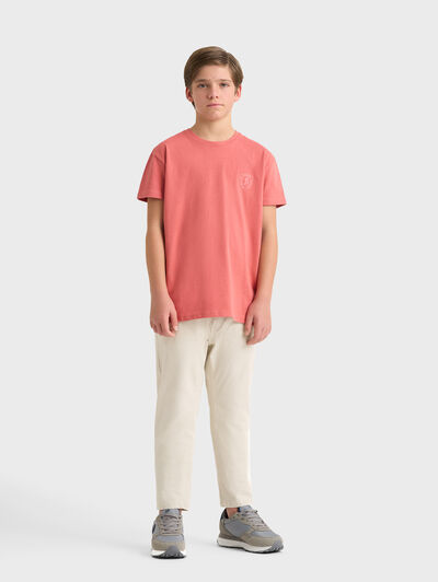 CAMISETA VARSITY KIDS ROJO