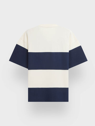 CAMISETA STRIPES AZUL MARINO