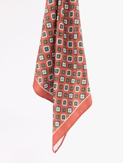 PAÑUELO PRINTED BURDEOS