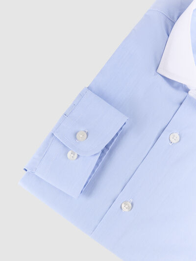 CAMISA MIL RAYAS C.BCO KIDS