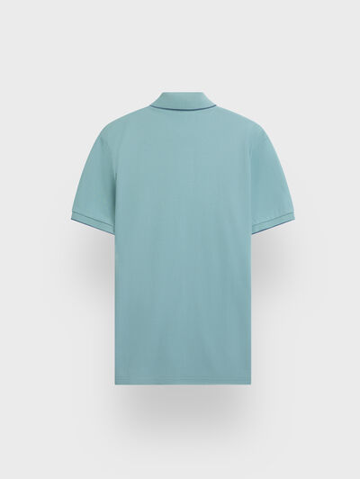 POLO CONTRAST AZUL