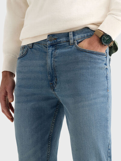 DENIM STONE COMFORT FIT AZUL MARINO