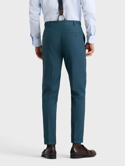 PANTALON CAPO MICROPUNTO AZUL