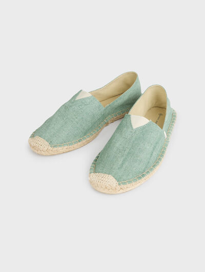 ESPADRILLES LINEN VERDE