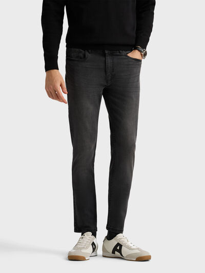 PANTALON DENIM DARK GRIS