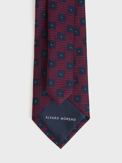 CORBATA JAQUARD MF BURDEOS