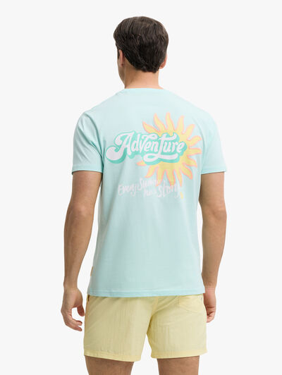 CAMISETA ADVENTURE VERDE AGUA