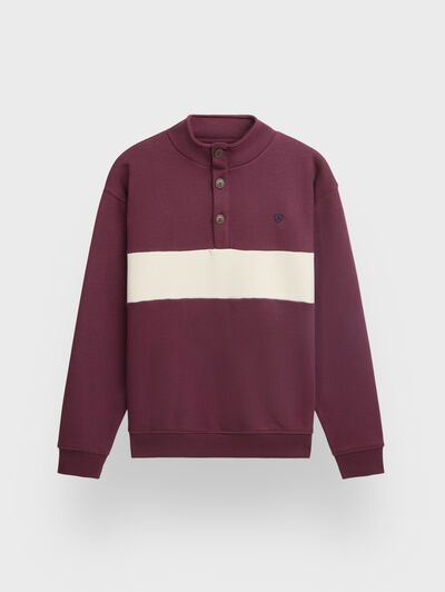 SUDADERA PART BURDEOS