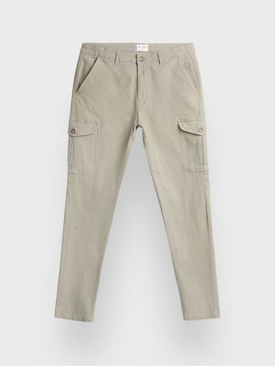 PANTALON CARGO ELVIS CRUDO