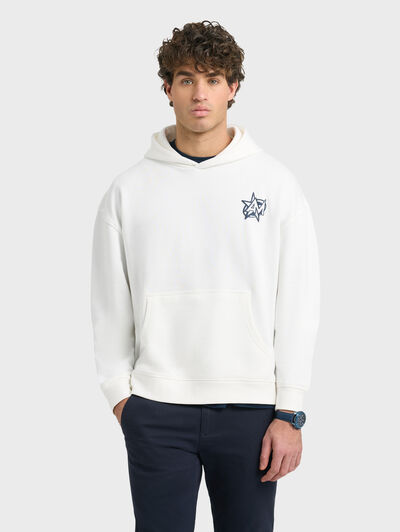 SUDADERA AESTHETICS BLANCO