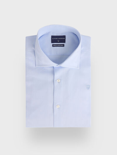CAMISA MISTER DOBBY CELESTE