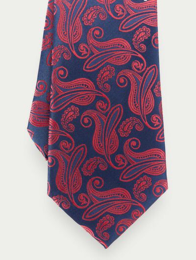 CORBATA JACQUARD MF ROJO