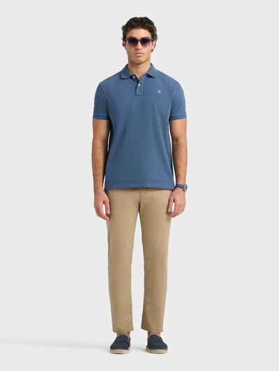 POLO BASIC AZUL