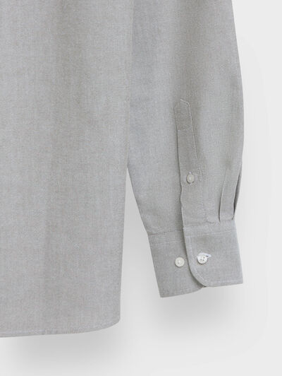 CAMISA OXFORD POCKET VERDE