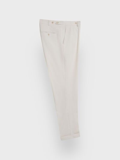 PANTALON NAPOLI ROYAL TWILL CRUDO
