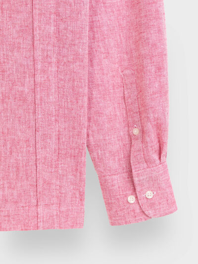 CUBANA LINO CHAMBRAY ROJO