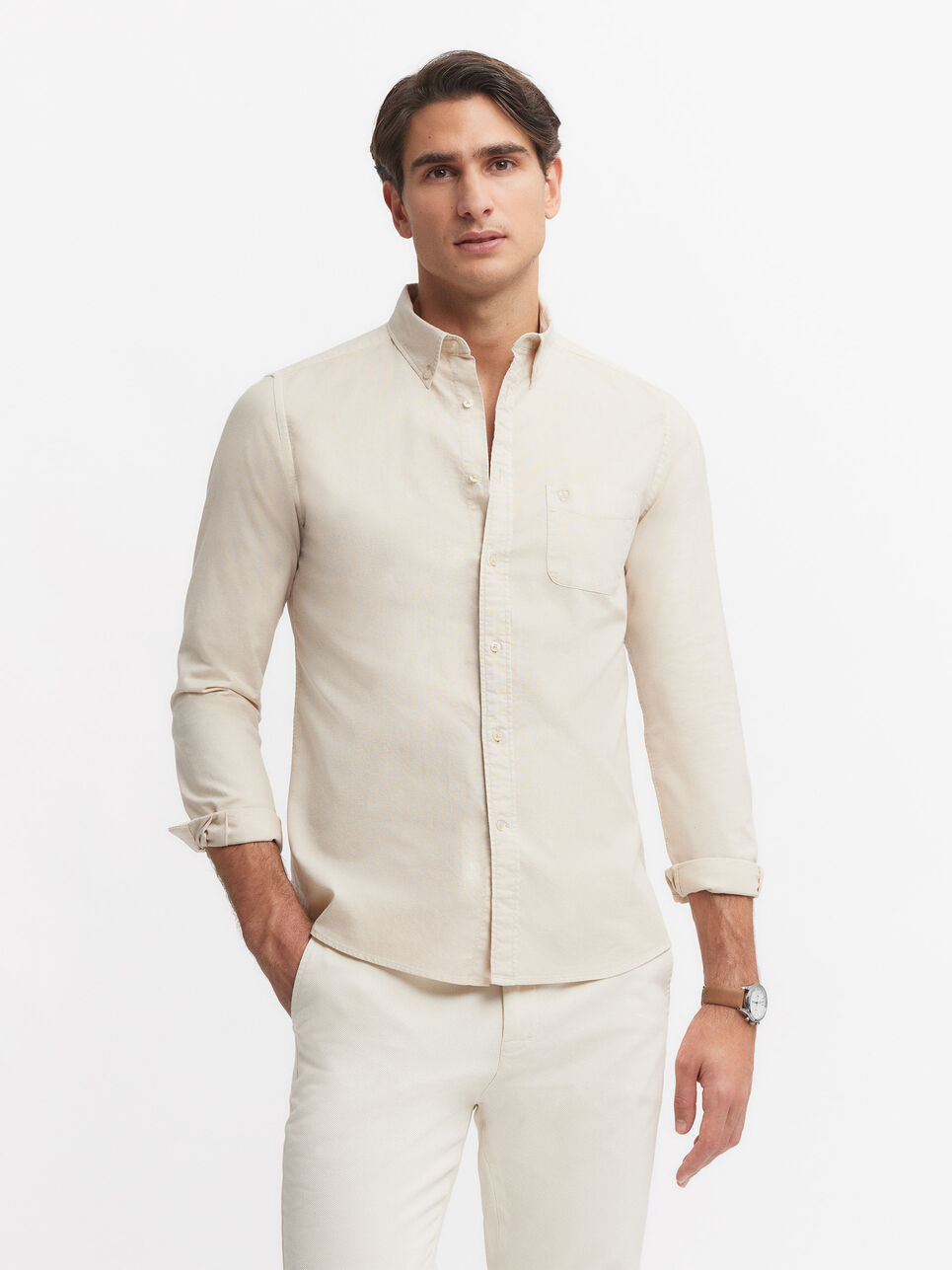 CAMISA OXFORD POCKET DYE