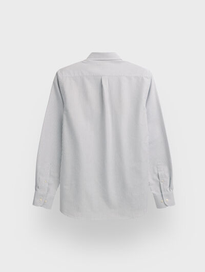 CAMISA OXFORD STRIPES VERDE