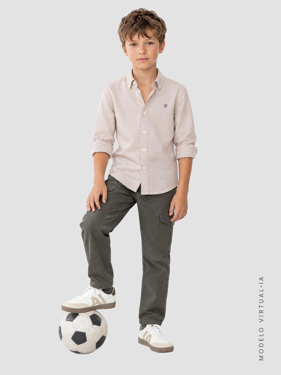 CAMISA OXFORD SOLID KIDS