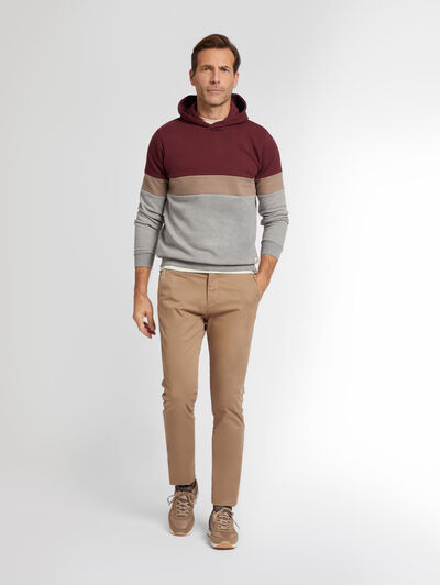 SUDADERA TRICOLOR
