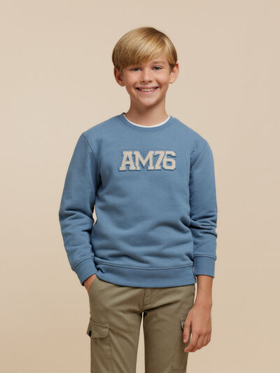 SUDADERA OFFICIAL KIDS AZUL