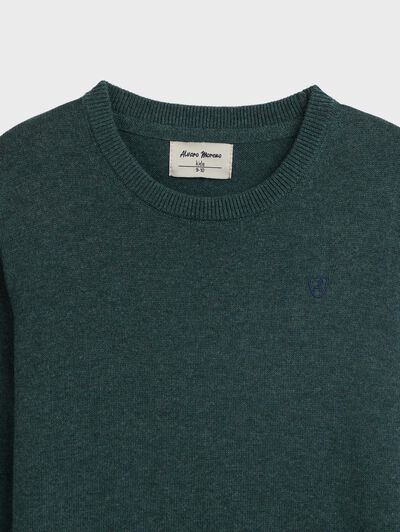 JERSEY ROUND NECK KIDS AZUL