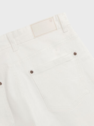 PANTALON DENIM MATCH BLANCO