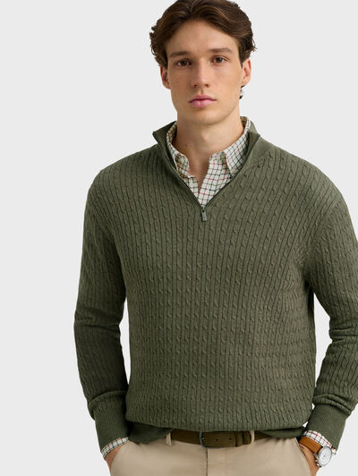 JERSEY BRAIDED VERDE