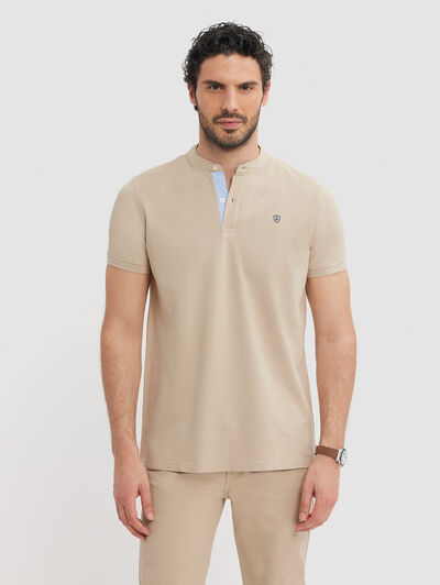POLO RUSSET BEIGE