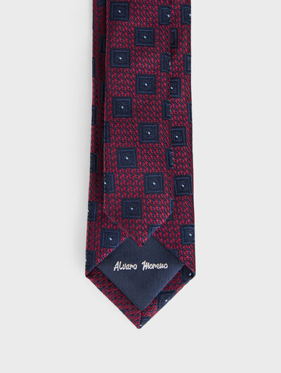 CORBATA JACQUARD MF KIDS BURDEOS