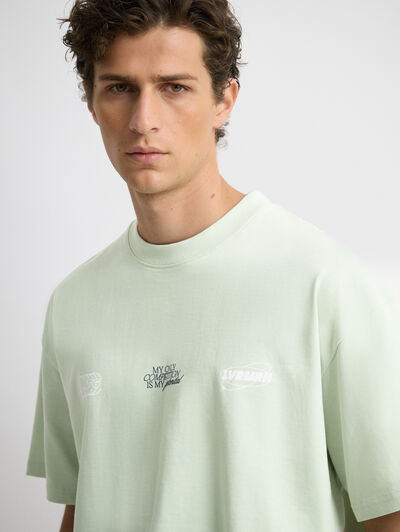 CAMISETA POTENTIAL VERDE AGUA