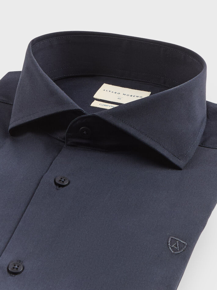 CAMISA COMFORT DARK AZUL MARINO