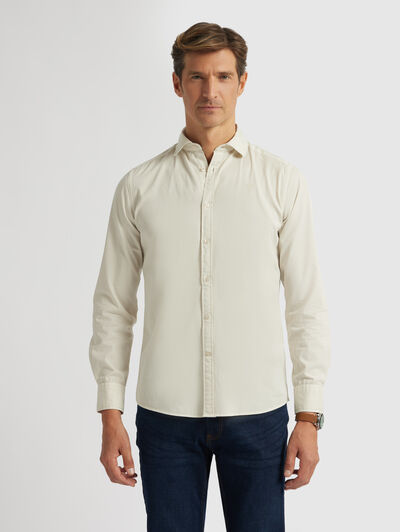 CAMISA TWILL DYE CRUDO