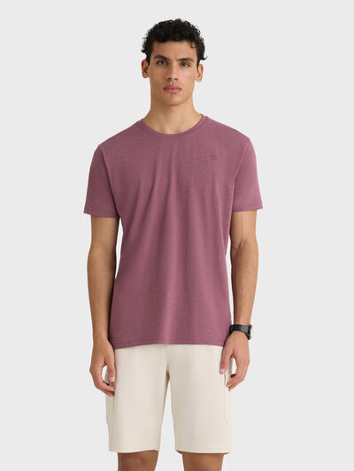 CAMISETA MELANGE ROSA