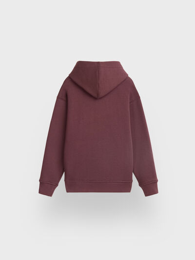 SUDADERA NELLAN KIDS BURDEOS