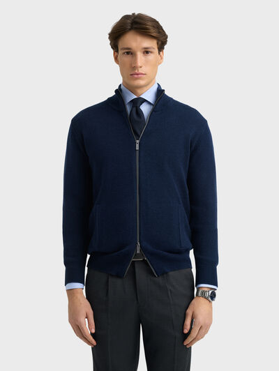 CARDIGAN CORDEN AZUL MARINO