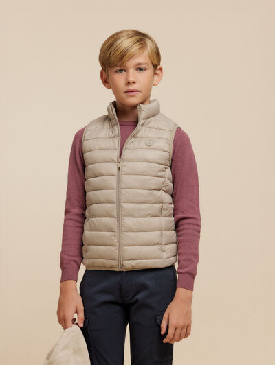 CHALECO NIRO KIDS BEIGE