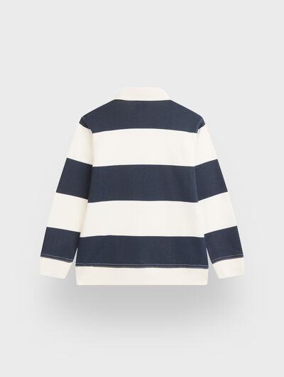 POLO RAYAS KIDS AZUL MARINO