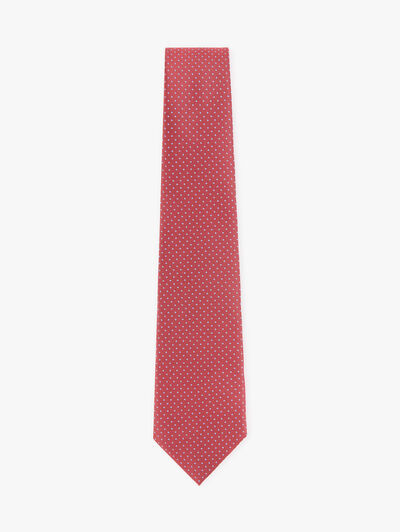 CORBATA JACQUARD MF ROJO