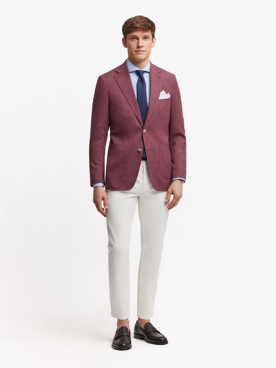 Outfit Pantalon Guinda Hombre Casual Vinotinto Hombre Pantalon