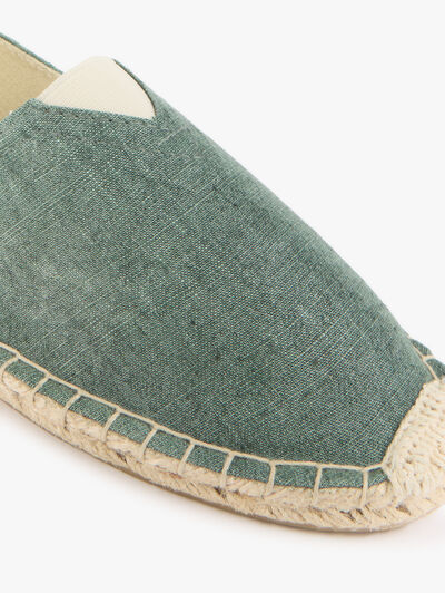 ESPADRILLES COTTON SLUB VERDE