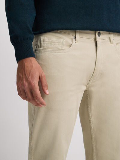 PANTALON MICRO 5PKT BEIGE