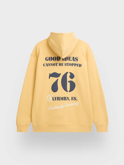 SUDADERA ENVOLVING AMARILLO