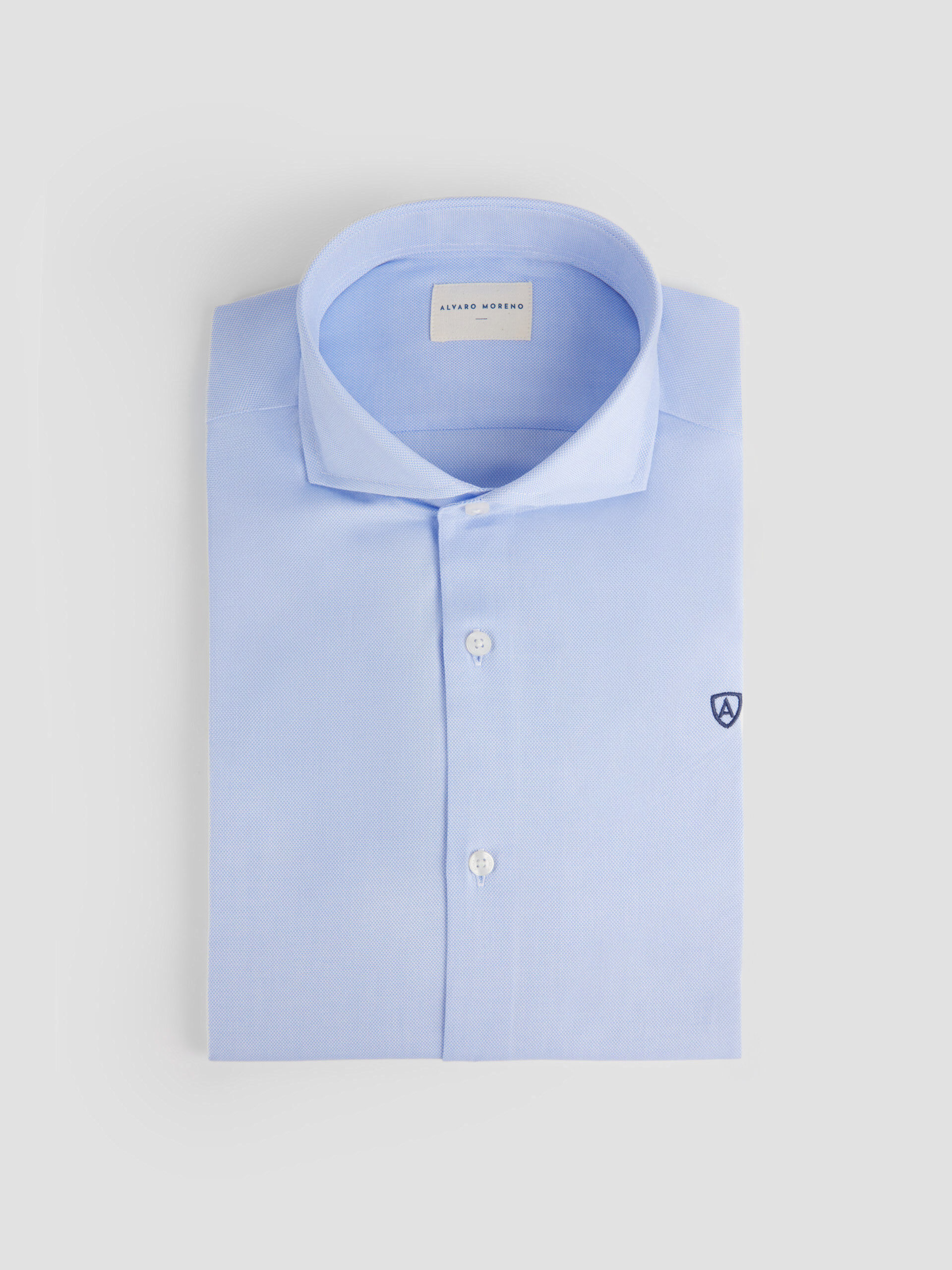 CAMISA VESTIR ESTRUCTURA AZUL