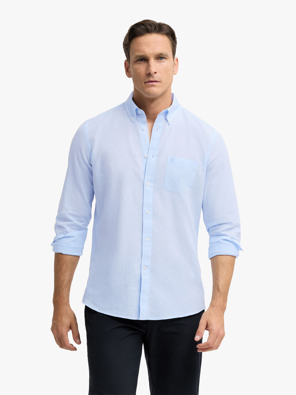 CAMISA LINO BOLSILLO